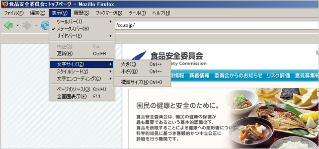 例：Mozilla Firefoxの場合