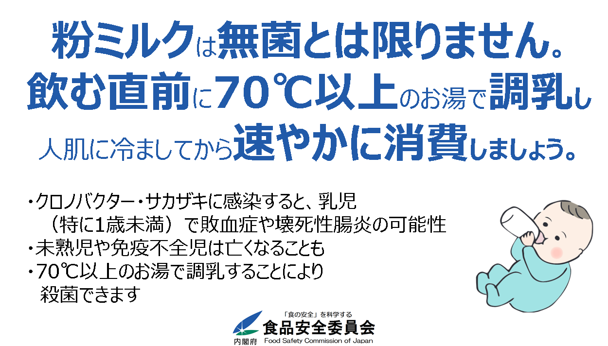 クロノバクター・サカザキについて | 食品安全委員会 - 食の安全、を