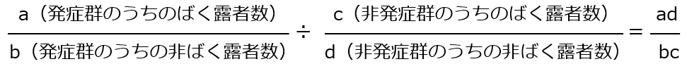 オッズ比の計算式